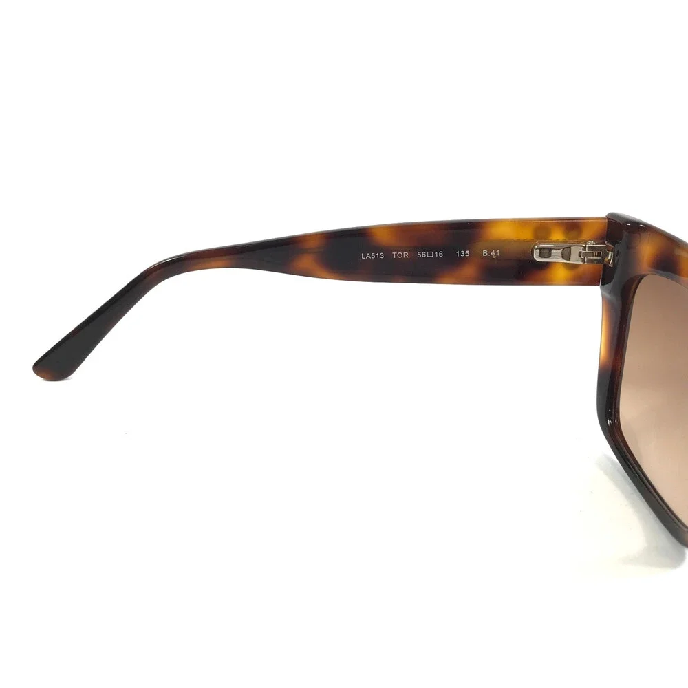 L.A.M.B. Sunglasses LA513 TOR Tortoise Square Frames with Brown Lenses 56-16-135